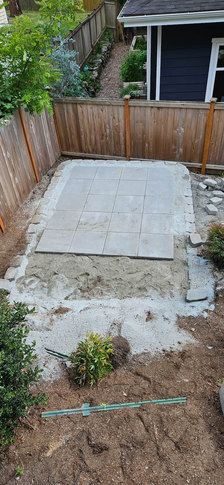 during the making of concrete section