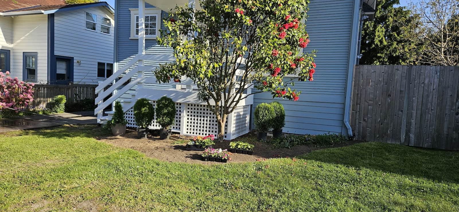 before planting flowers